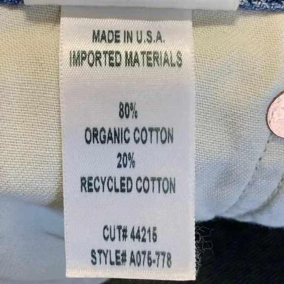 Agolde Women's‎ Cigarette Low Slung Distressed Cropped Straight Leg Size 28 - Picture 12 of 16